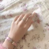 Hermes pink enameled bracelet with rose gold-tone border - Image 3