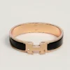Hermes Fake Bracelet, Clic H bracelet Dupe, Black Enamel, Three Color - Image 12