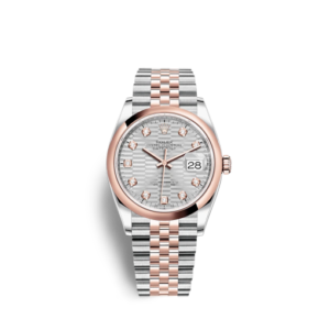 Rolex Datejust 126201 36mm Silver, fluted motif (Jubilee)