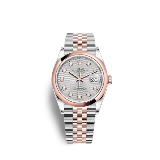 Rolex Datejust 126201 36mm Silver, fluted motif (Jubilee)