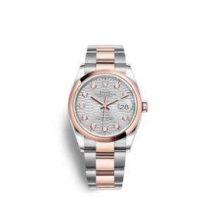 Rolex Datejust 126201 36mm Silver, fluted motif (Oyster)