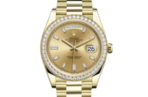 Rolex Day-Date 40 Oyster 40 mm yellow gold and diamonds 228348RBR