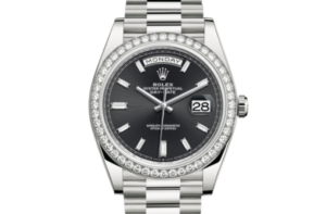 Rolex Day-Date 40 Oyster 40 mm white gold and diamonds 228349RBR