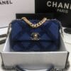 Chanel 19 Flap Bag AS1160 Dark Blue - Image 5