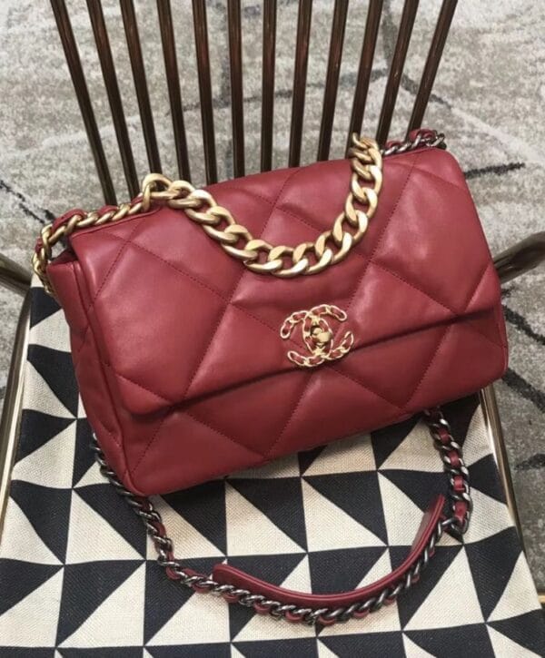 Chanel 19 Large Flap Bag AS1161 - Image 5