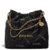 Chanel 22 Handbag AS3261 Black