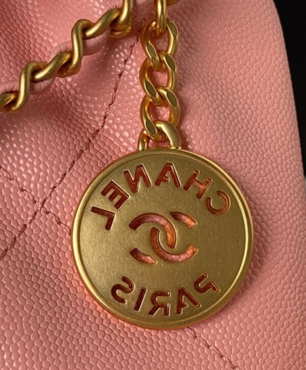 Chanel 22 Mini Handbag AS3980 Pink - Image 2