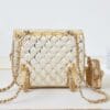 Chanel Backpack & Star Coin Purse AS4649 Golden - Image 2