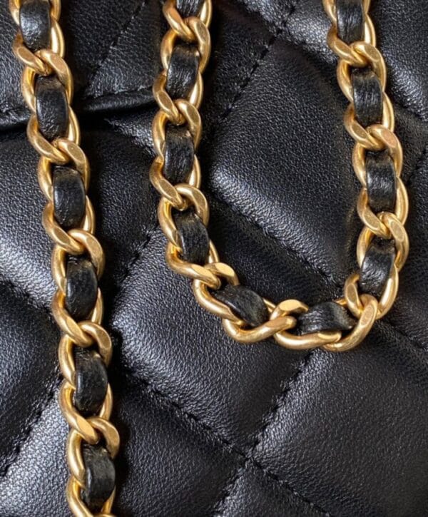 Chanel Baguette Bag AS4611 Black - Image 8