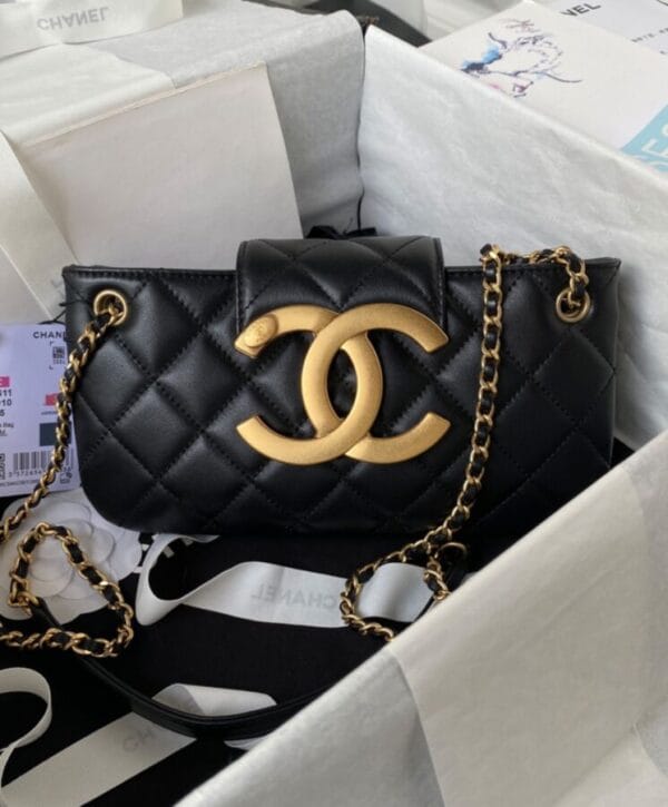 Chanel Baguette Bag AS4611 Black - Image 5
