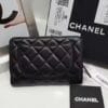 Chanel Caviar Quilted Zip Pocket Wallet Black - Image 3