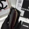 Chanel Caviar Quilted Zip Pocket Wallet Black - Image 2