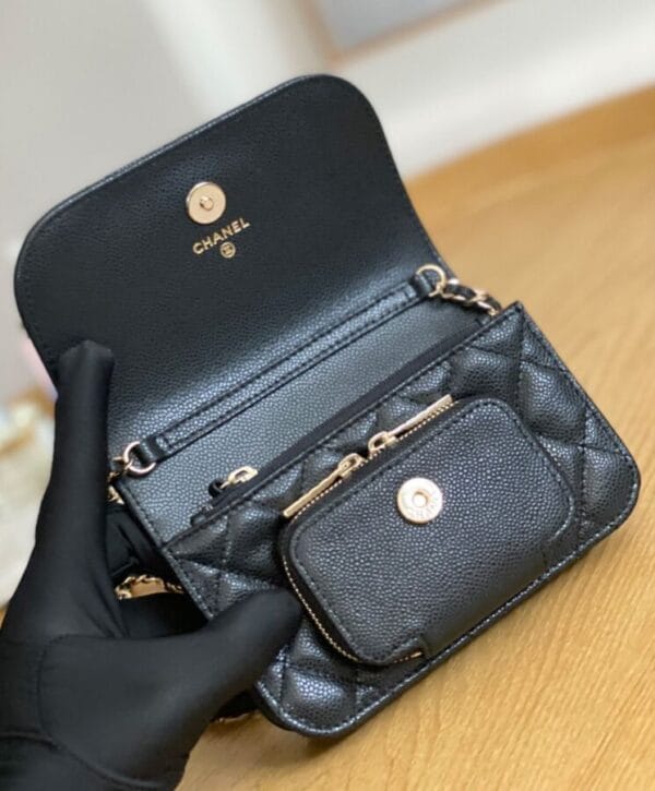 Chanel Clutch With Chain AP2914 Black - Image 3