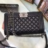 Chanel Lambskin Boy Bag A67086 Black - Image 3