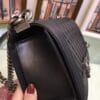Chanel Lambskin Boy Bag Black - Image 8