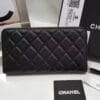 Chanel Matrasse Around Zipper Long Wallet Black - Image 4