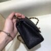 Chanel Mini Classic Boy Flap Bag A01115 Black - Image 3