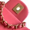 Chanel Mini Flap Bag A69900 Peachblow - Image 9