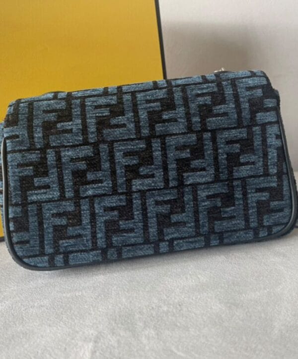 Fendi Baguette Chain Midi 8BR793 Dark Blue - Image 7