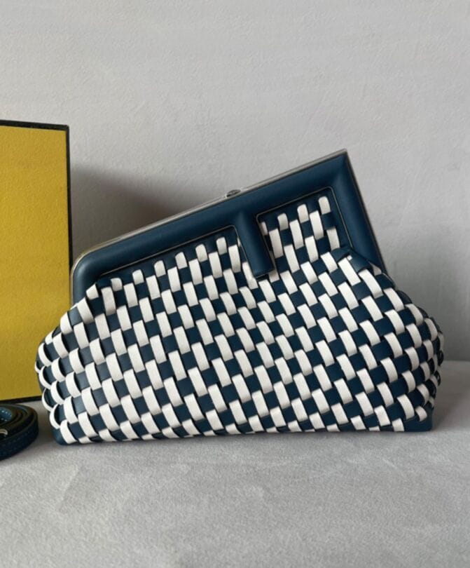 Fendi First Small 8BP129 Blue - Image 6