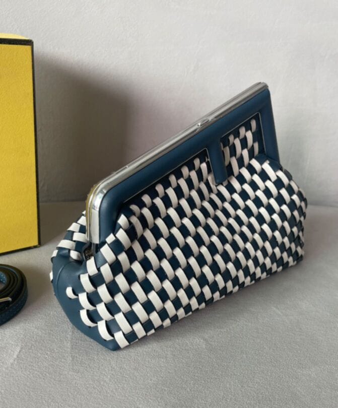 Fendi First Small 8BP129 Blue - Image 5