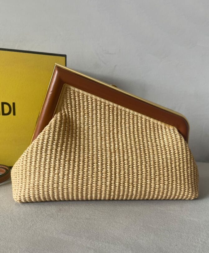 Fendi First Small 8BP129 Coffee - Image 3