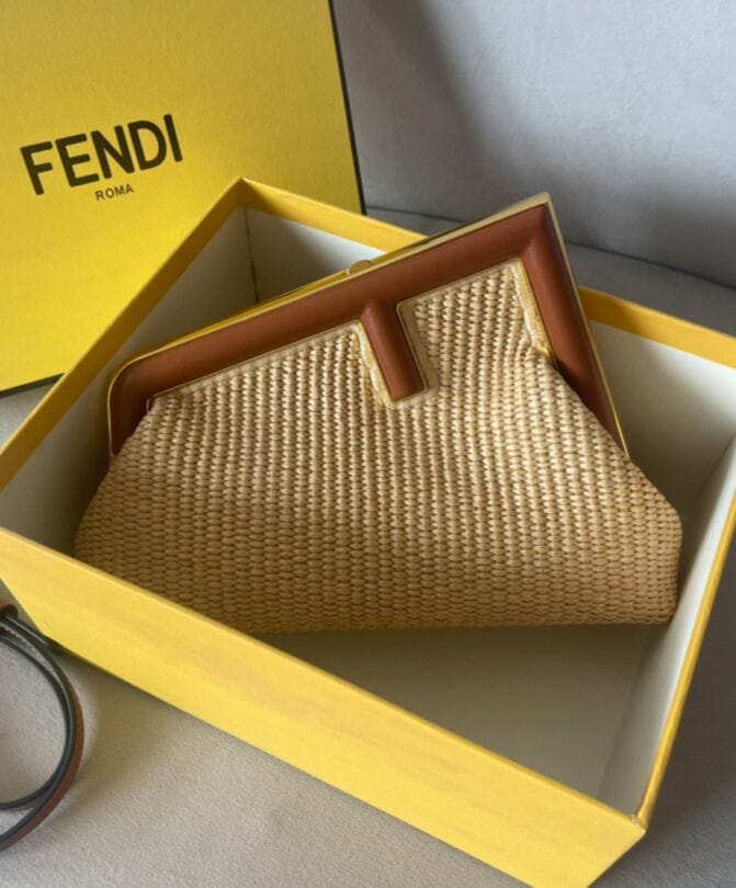 Fendi First Small 8BP129 Coffee - Image 6
