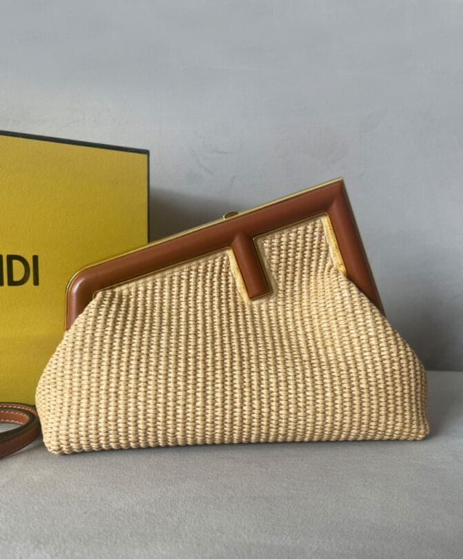 Fendi First Small 8BP129 Coffee - Image 5