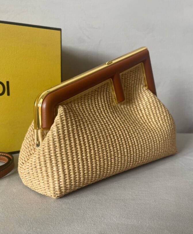 Fendi First Small 8BP129 Coffee - Image 4