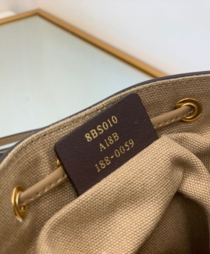 Fendi Mon Tresor Multicolor FF Canvas Mini Bag 8BS010 Polychrome - Image 8