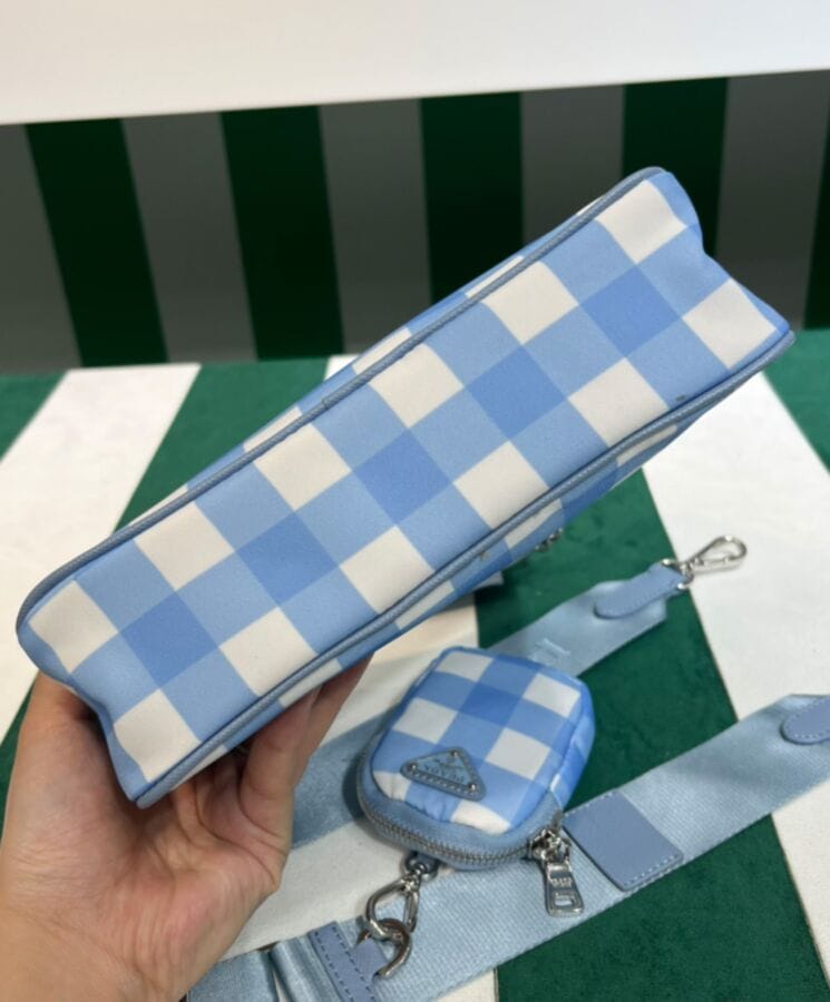 Prada Re-Edition 2005 Printed Re-Nylon Bag 1BH204 Blue - Image 2