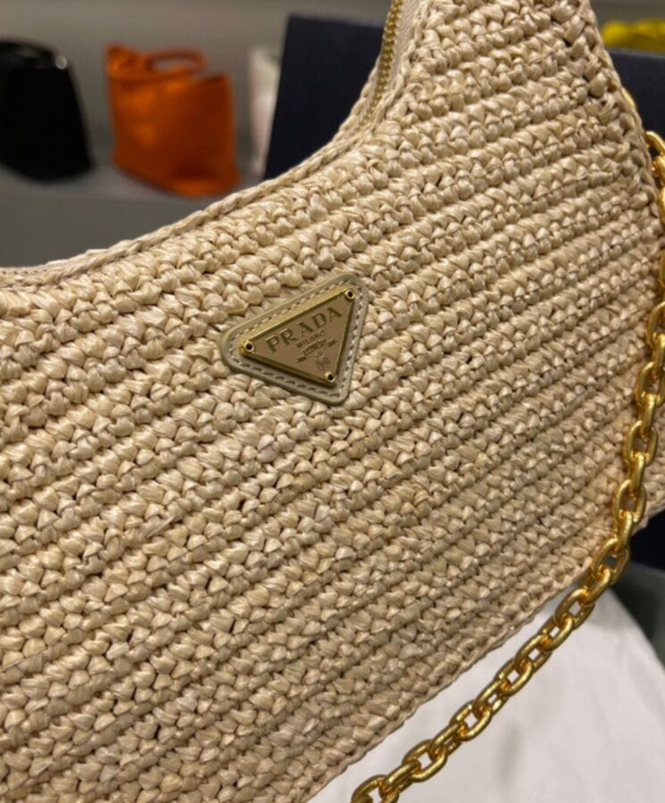 Prada Re-Edition 2005 Raffia Bag 1BH204 - Image 2