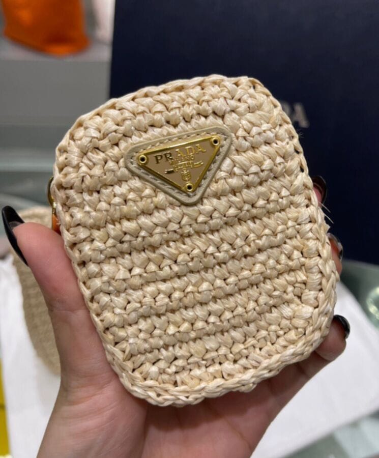 Prada Re-Edition 2005 Raffia Bag 1BH204 - Image 6