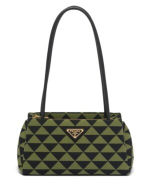 Prada Small Embroidered Fabric Prada Symbole Bag