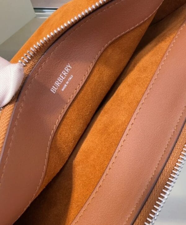 Burberry Small Knight Bag Coffee - Image 5