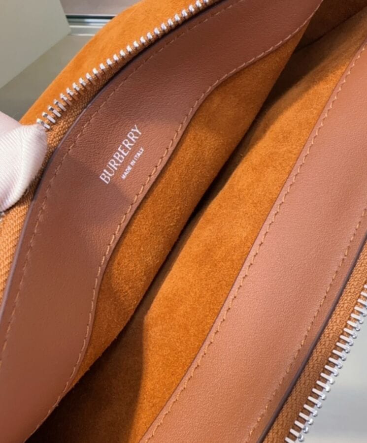 Burberry Small Knight Bag Coffee - Image 5