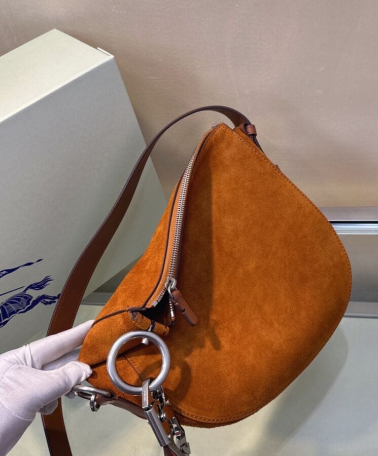 Burberry Small Knight Bag Coffee - Image 7