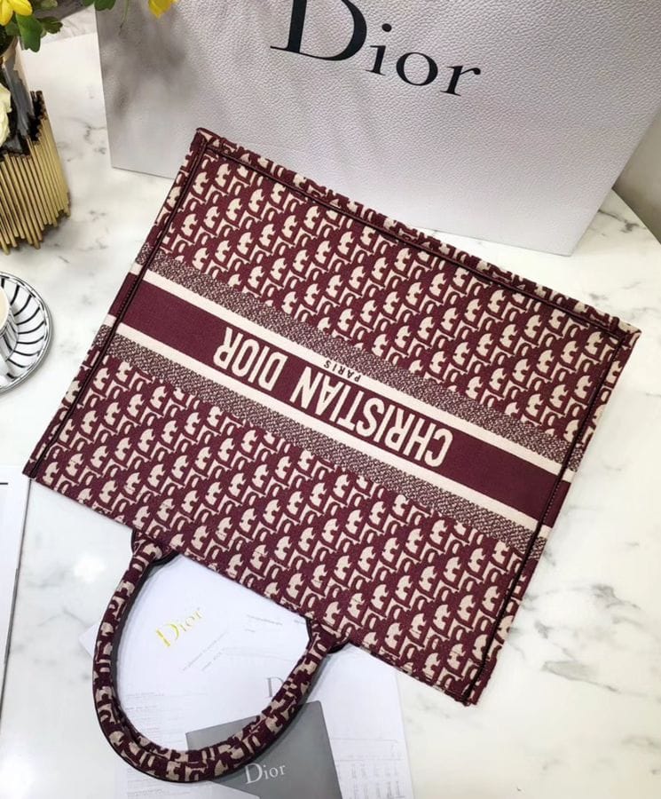 Dior Book Tote bag M1286 Red - Image 3