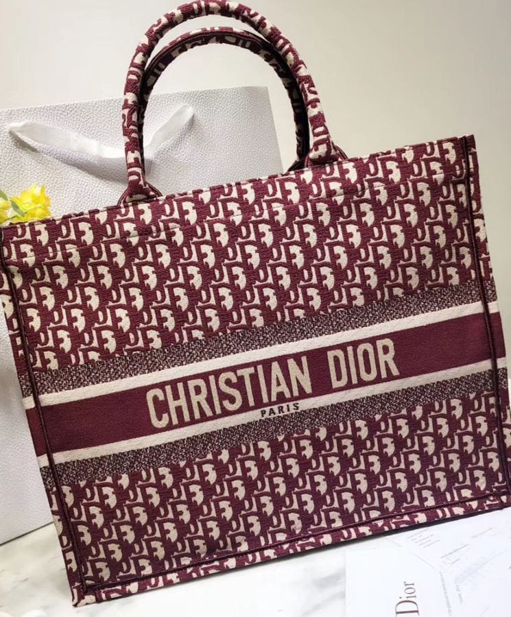Dior Book Tote bag M1286 Red - Image 2