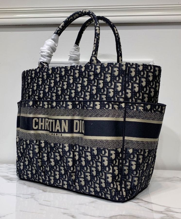 Dior Katrina Handbags Dark Blue - Image 3