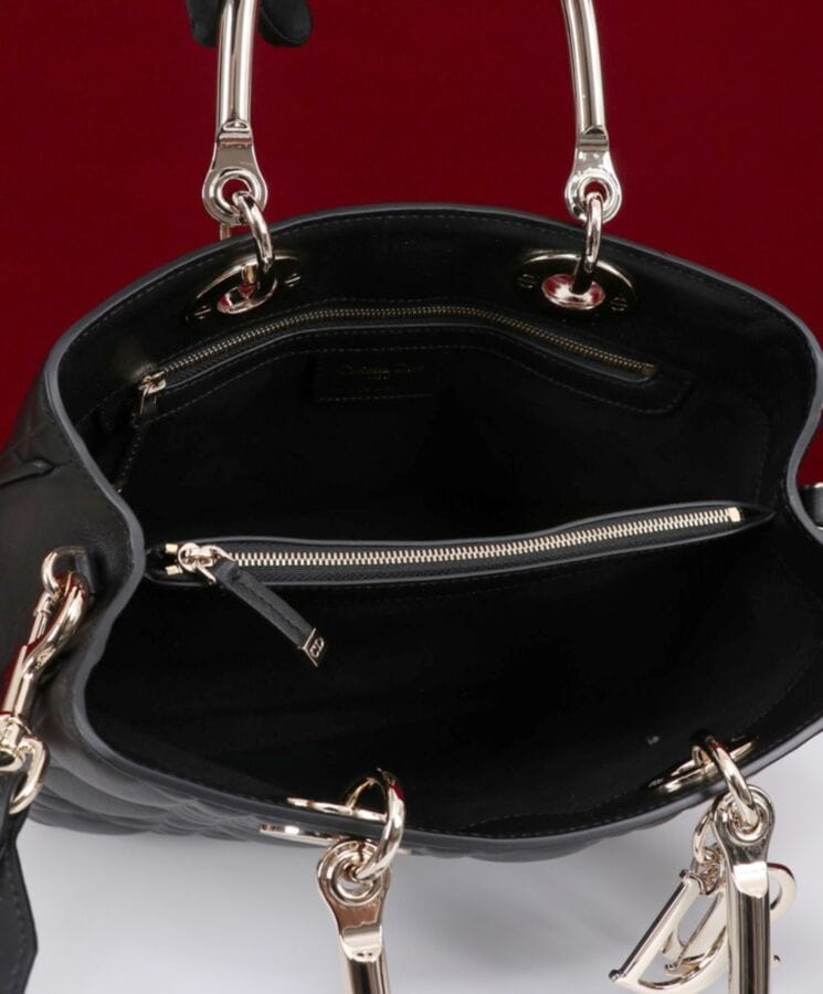 Dior Lady 95.22 Bag Black - Image 8