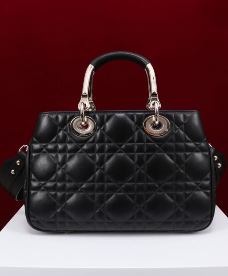 Dior Lady 95.22 Bag Black - Image 5