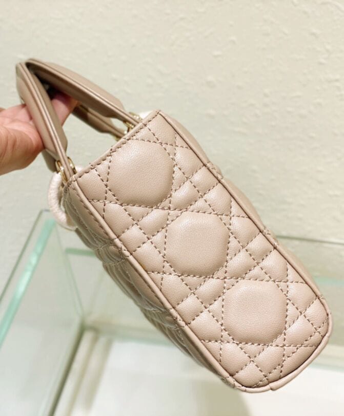 Dior Lady D-Joy Bag Apricot - Image 3