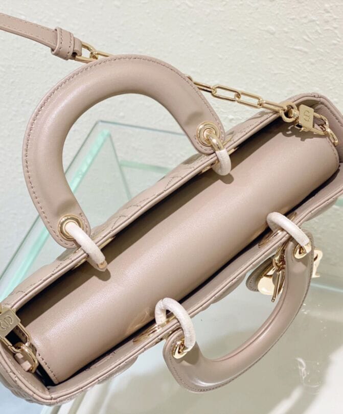 Dior Lady D-Joy Bag Apricot - Image 8