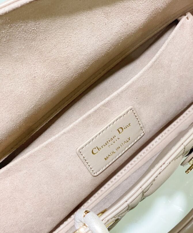 Dior Lady D-Joy Bag Apricot - Image 7