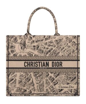 Dior Large Dior Book Tote Apricot