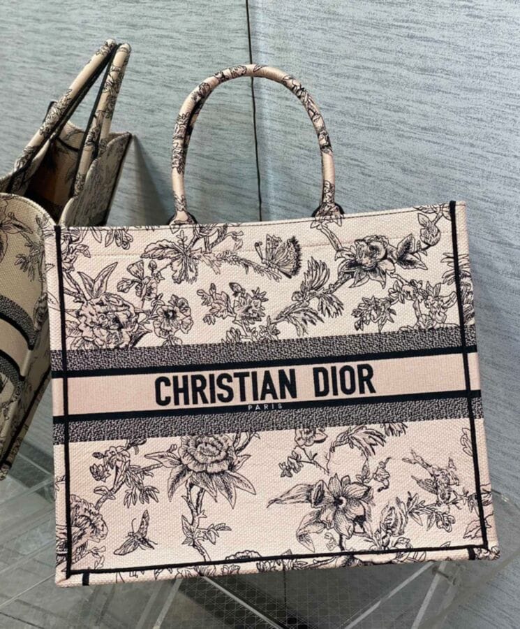 Dior Large Dior Book Tote Apricot - Image 4