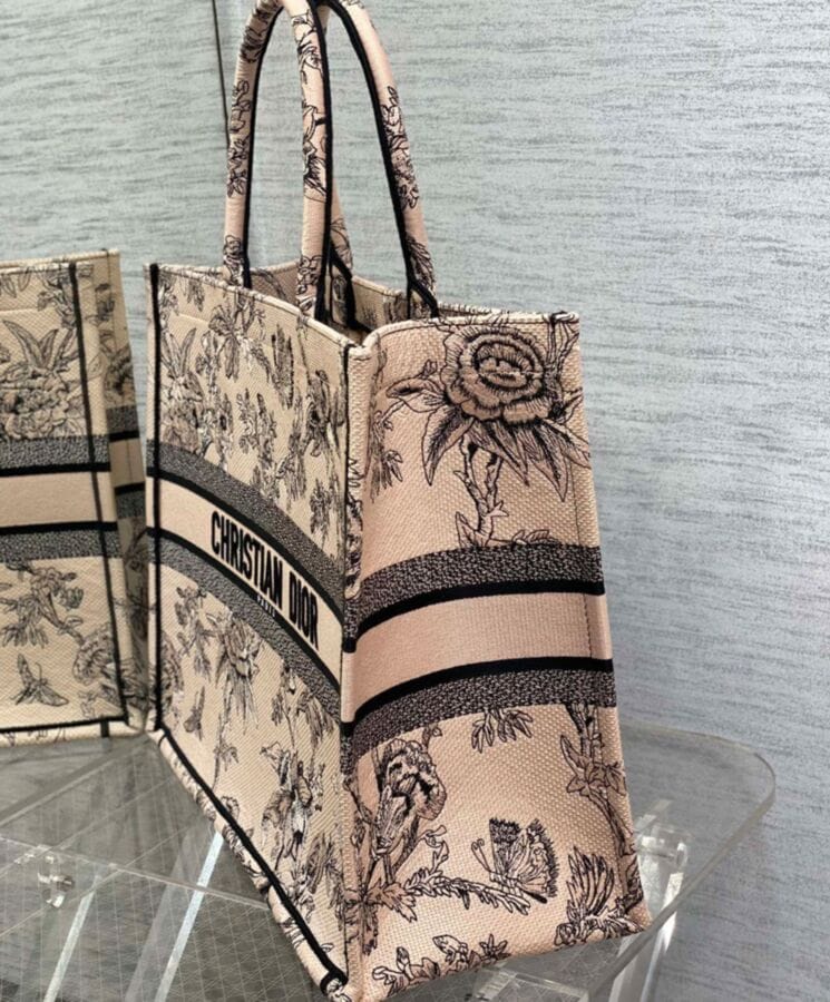 Dior Large Dior Book Tote Apricot - Image 3