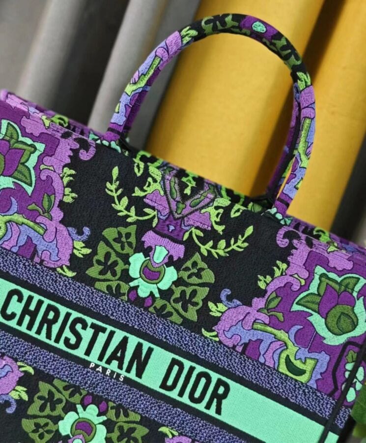 Dior Large Dior Book Tote Green - Image 5
