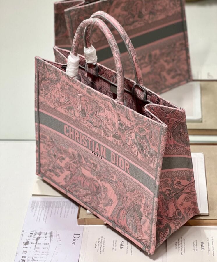 Dior Large Dior Book Tote Pink - Image 3